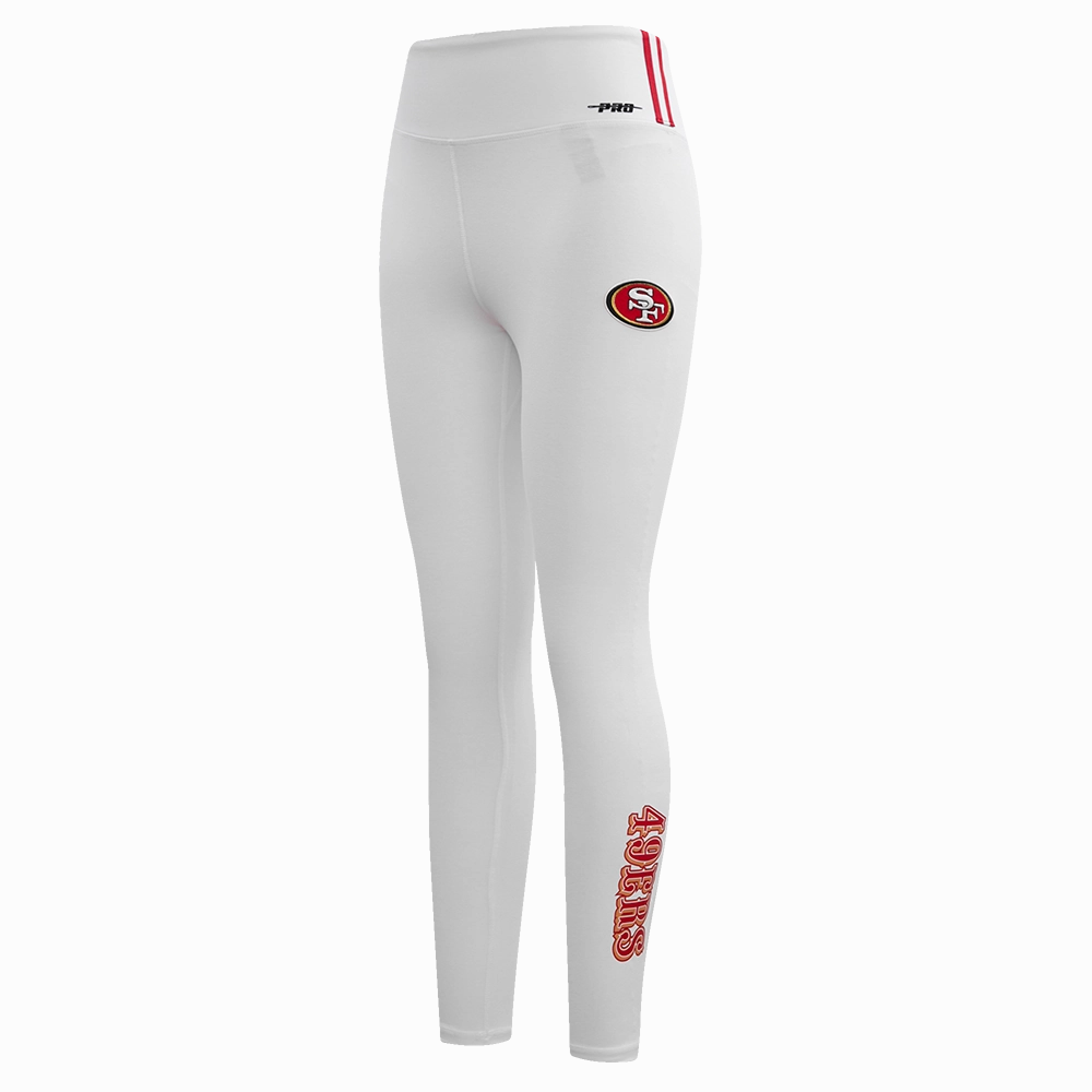 NFL SAN FRANCISCO 49ERS CLASSIC JERSEY LEGGING (WHITE)