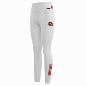 NFL SAN FRANCISCO 49ERS CLASSIC JERSEY LEGGING (WHITE)