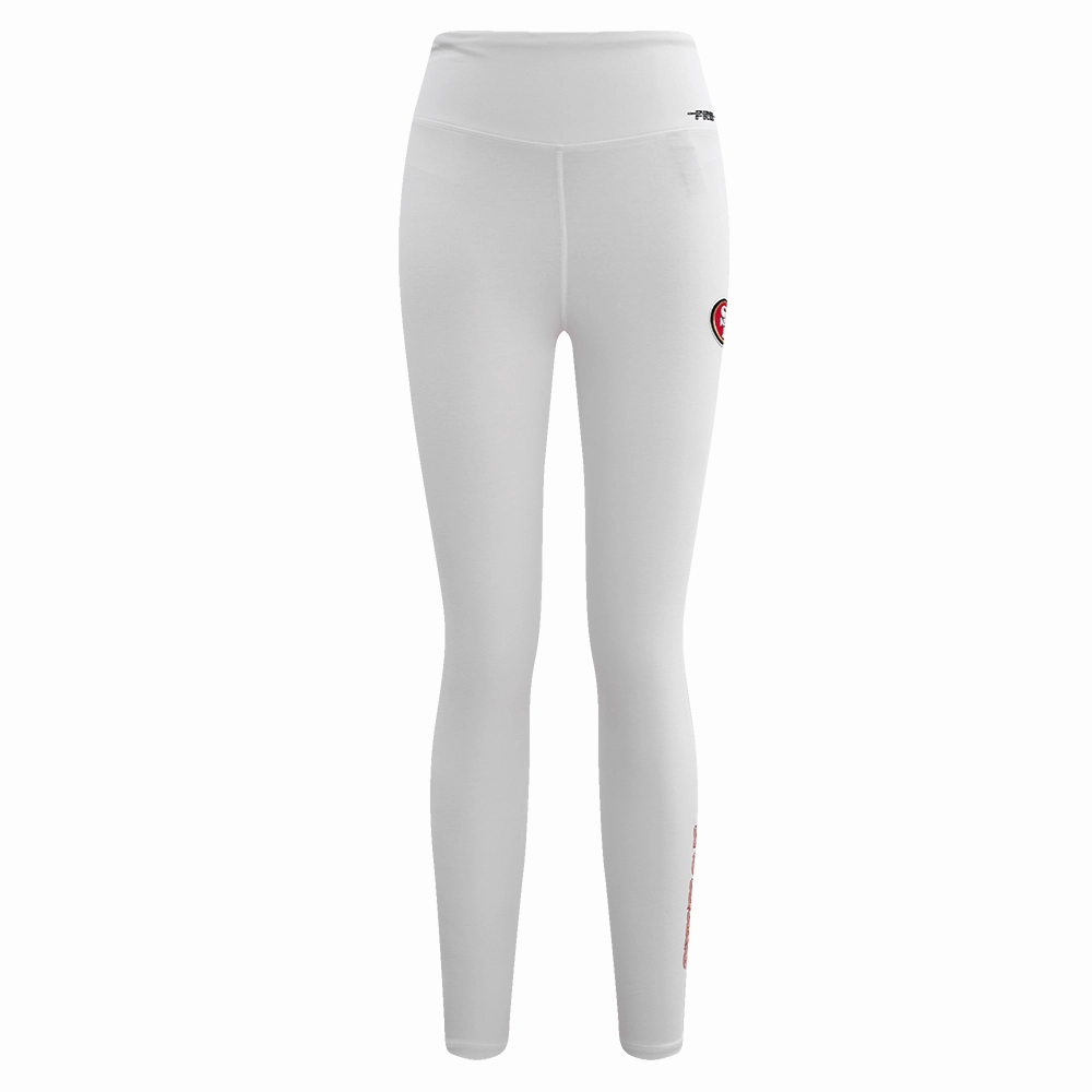 NFL SAN FRANCISCO 49ERS CLASSIC JERSEY LEGGING (WHITE)