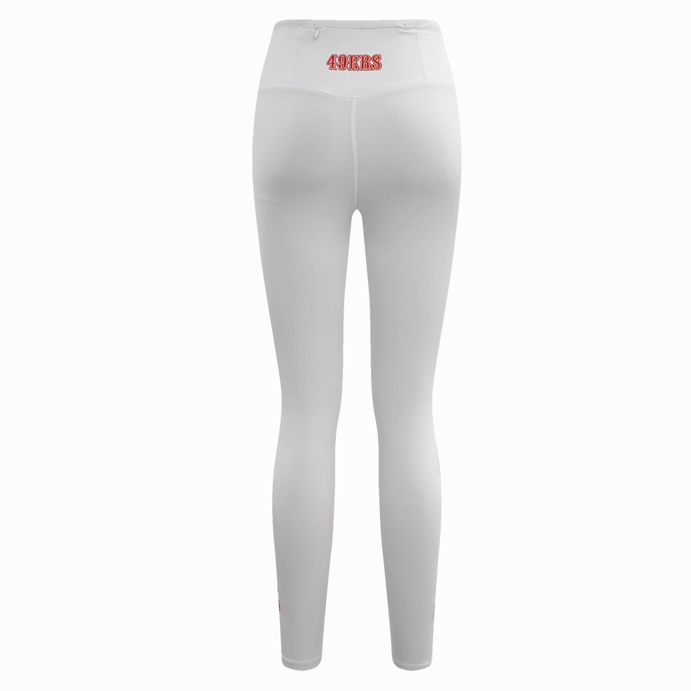 NFL SAN FRANCISCO 49ERS CLASSIC JERSEY LEGGING (WHITE)