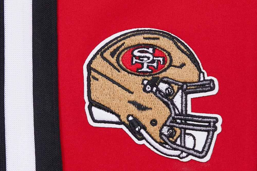NFL SAN FRANCISCO 49ERS CLASSIC MEN'S DK TRACK PANT (RED/BLACK)