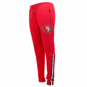 NFL SAN FRANCISCO 49ERS CLASSIC MEN'S DK TRACK PANT (RED/BLACK)