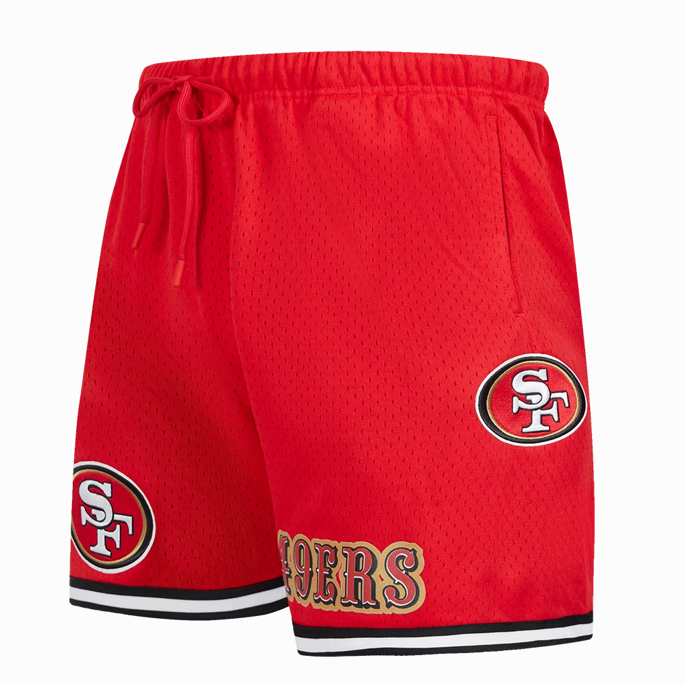 NFL SAN FRANCISCO 49ERS CLASSIC MESH MEN'S SHORT (RED/BLACK)