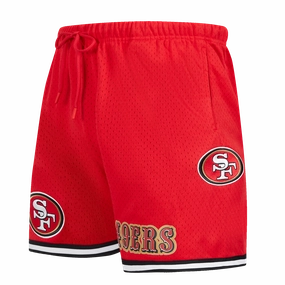 NFL SAN FRANCISCO 49ERS CLASSIC MESH MEN'S SHORT (RED/BLACK)