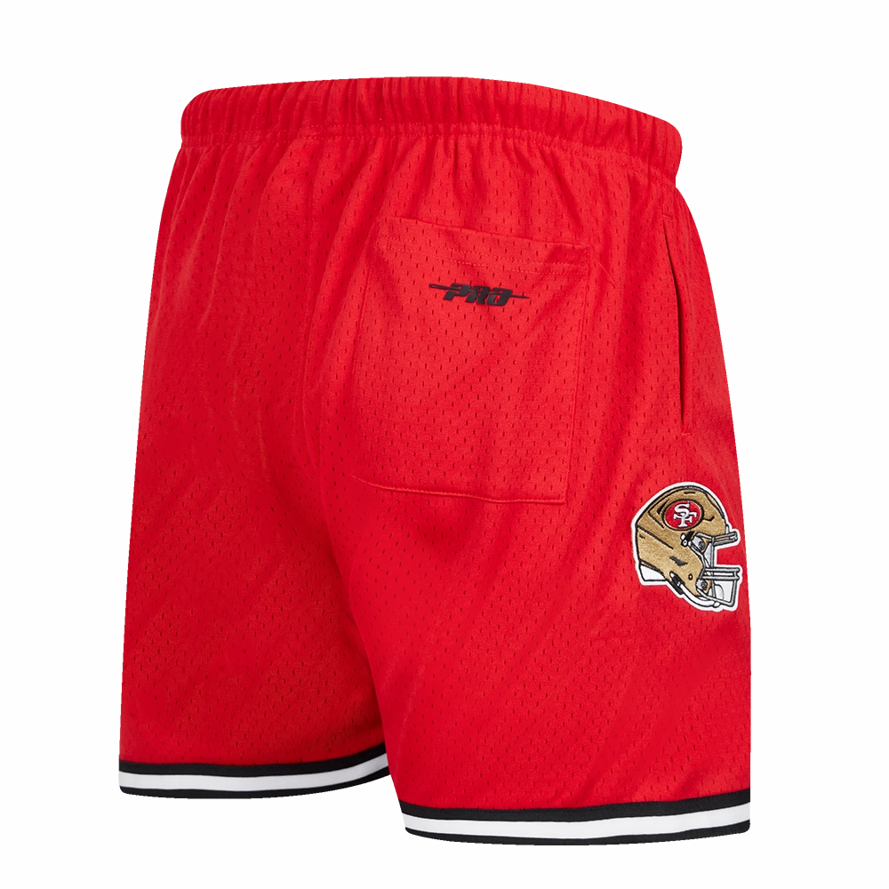 NFL SAN FRANCISCO 49ERS CLASSIC MESH MEN'S SHORT (RED/BLACK)