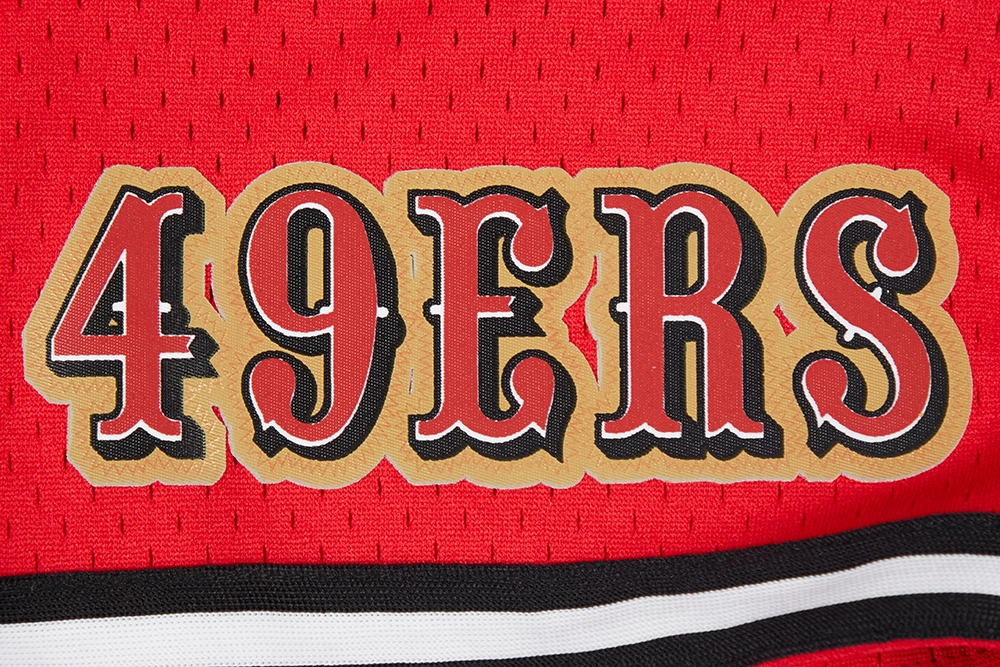 NFL SAN FRANCISCO 49ERS CLASSIC MESH MEN'S SHORT (RED/BLACK)