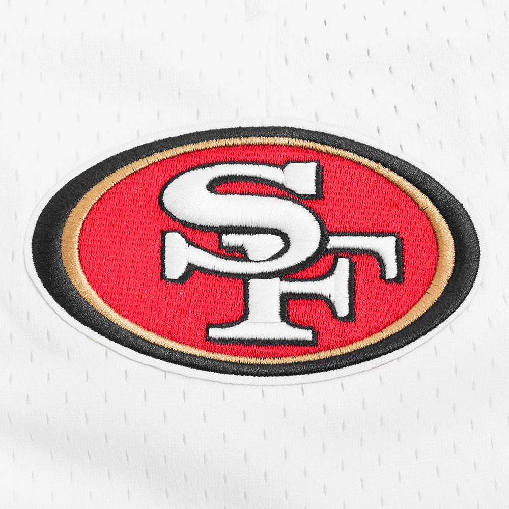 NFL SAN FRANCISCO 49ERS CLASSIC MESH MEN'S SHORT (WHITE/RED)