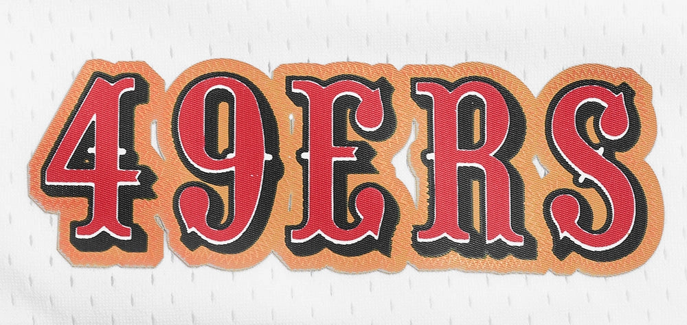 NFL SAN FRANCISCO 49ERS CLASSIC MESH MEN'S SHORT (WHITE/RED)