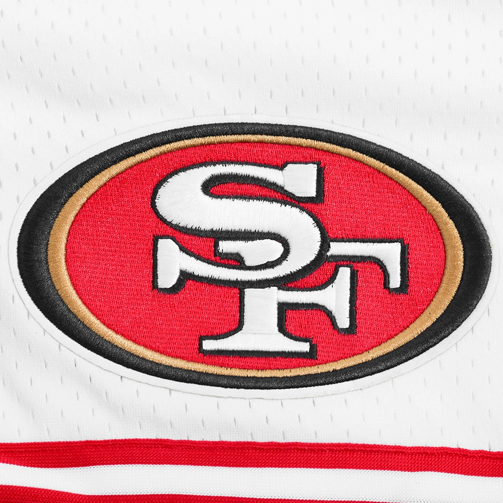 NFL SAN FRANCISCO 49ERS CLASSIC MESH MEN'S SHORT (WHITE/RED)