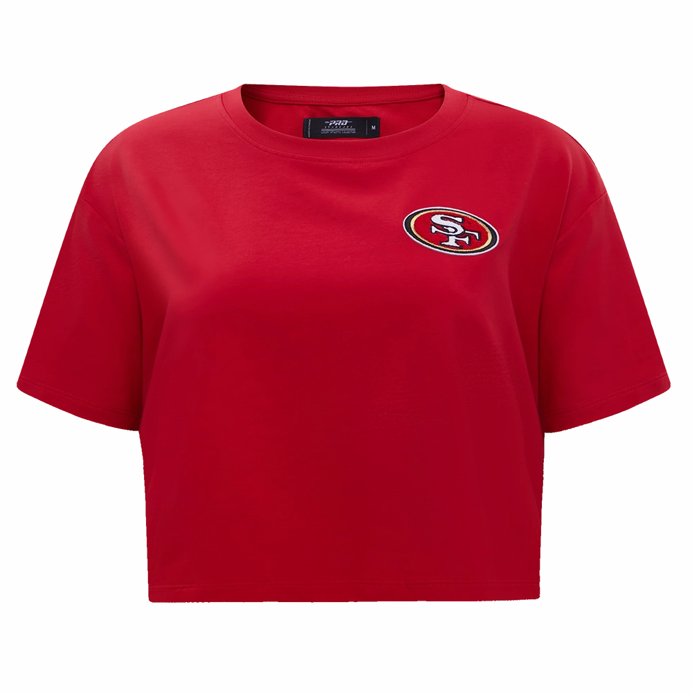 NFL SAN FRANCISCO 49ERS CLASSIC SINGLE JERSEY BOXY TEE (RED)