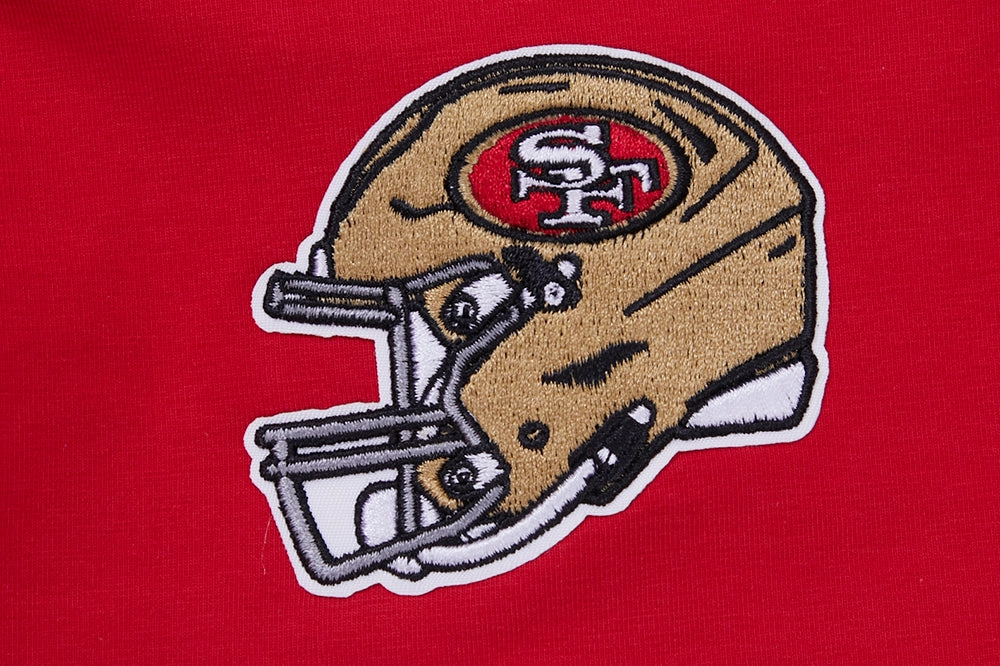 NFL SAN FRANCISCO 49ERS CLASSIC SINGLE JERSEY BOXY TEE (RED)