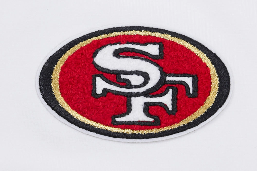 NFL SAN FRANCISCO 49ERS CLASSIC SINGLE JERSEY BOXY TEE (WHITE)