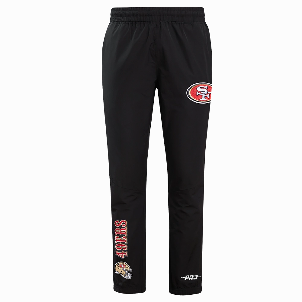 NFL SAN FRANCISCO 49ERS CLASSIC WIND SUIT MEN'S WOVEN PANT (RED)