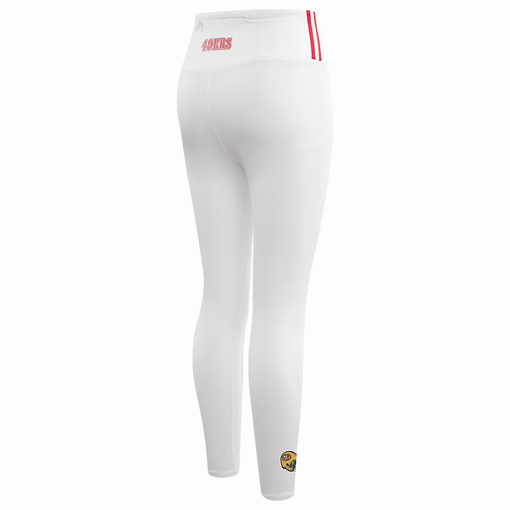NFL SAN FRANCISCO 49ERS CLASSIC WOMEN'S JERSEY LEGGING (WHITE)