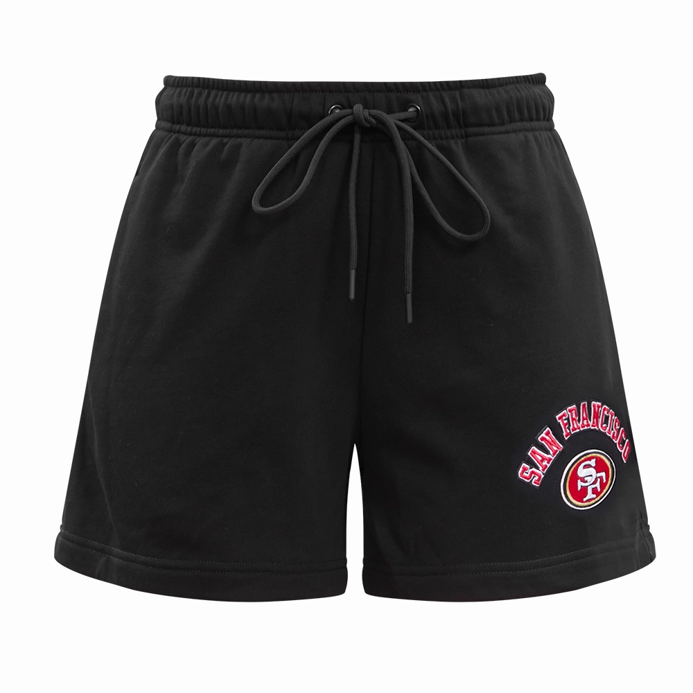 NFL SAN FRANCISCO 49ERS CLASSIC WOMEN'S SHORT (BLACK)