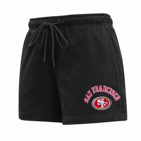 NFL SAN FRANCISCO 49ERS CLASSIC WOMEN'S SHORT (BLACK)