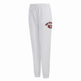 NFL SAN FRANCISCO 49ERS CLASSIC WOMEN'S SWEATPANT (WHITE)
