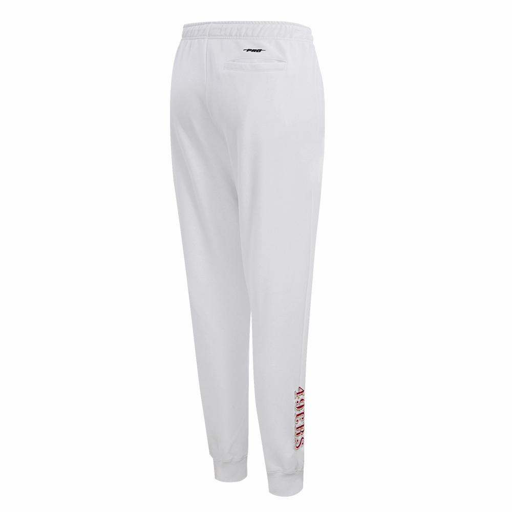 NFL SAN FRANCISCO 49ERS CLASSIC WOMEN'S SWEATPANT (WHITE)