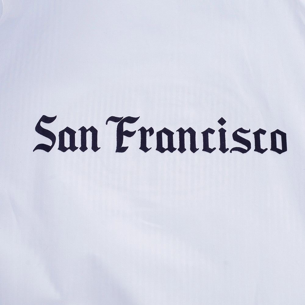 NFL SAN FRANCISCO 49ERS COUNTRY CLUB MEN'S SEERSUCKER JACKET (SEERSUCKER BLUE)