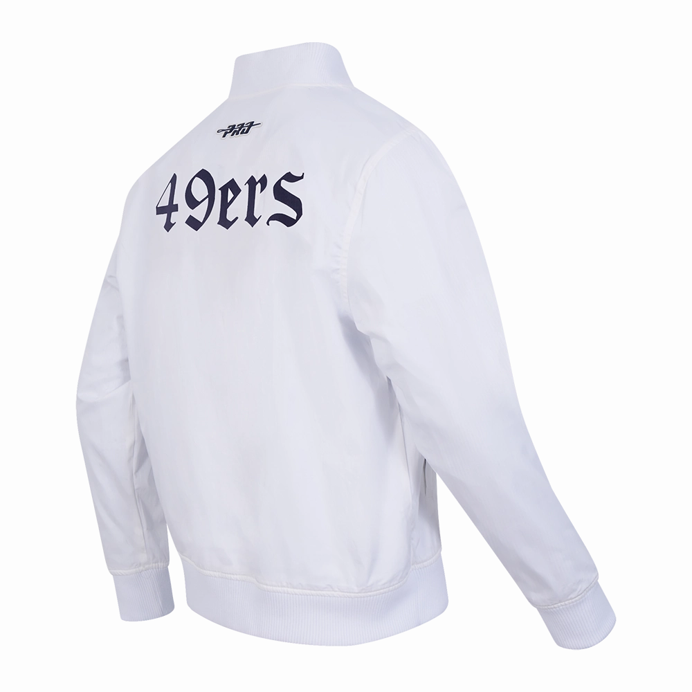 NFL SAN FRANCISCO 49ERS COUNTRY CLUB MEN'S SEERSUCKER JACKET (SEERSUCKER BLUE)