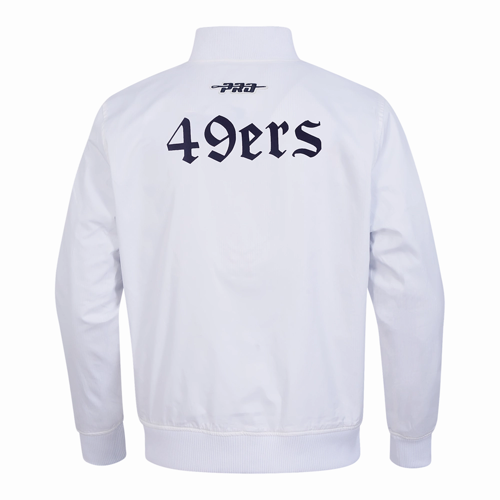 NFL SAN FRANCISCO 49ERS COUNTRY CLUB MEN'S SEERSUCKER JACKET (SEERSUCKER BLUE)