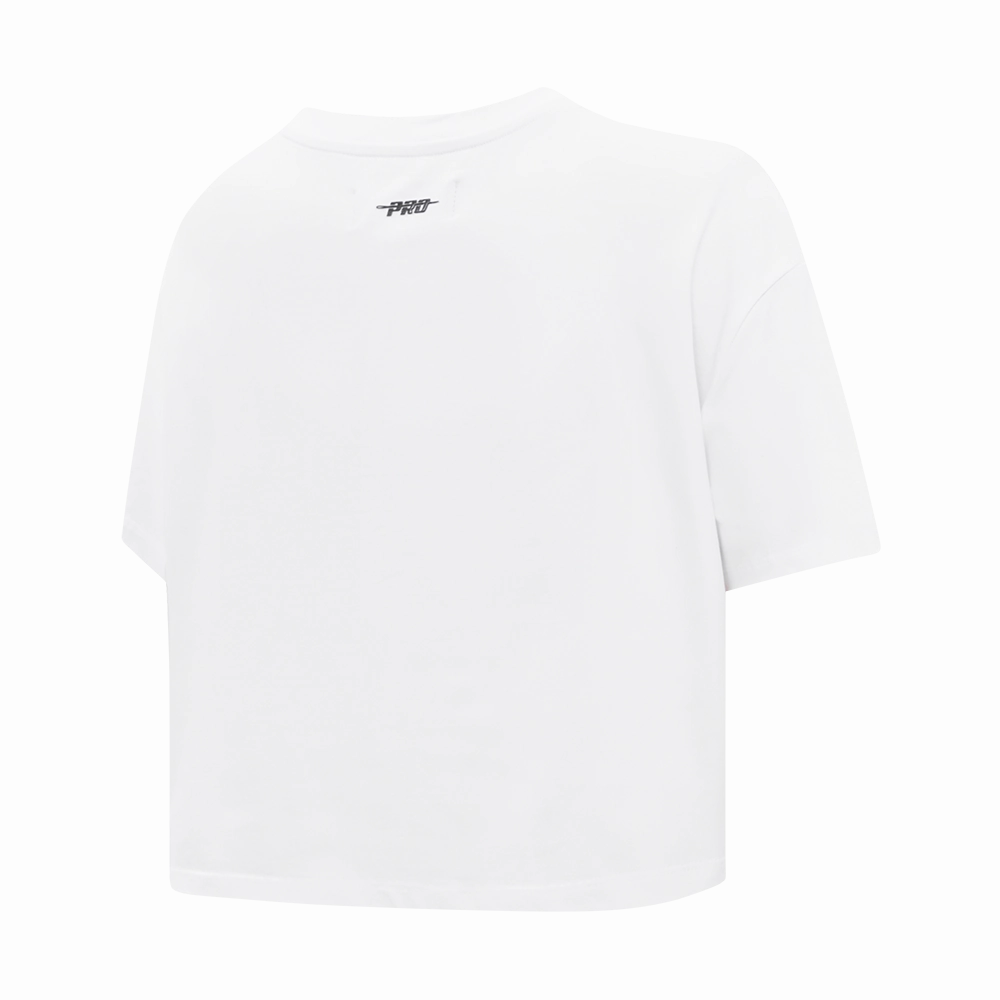 NFL SAN FRANCISCO 49ERS COUNTRY CLUB WOMEN'S MIDRIFF TEE (WHITE)