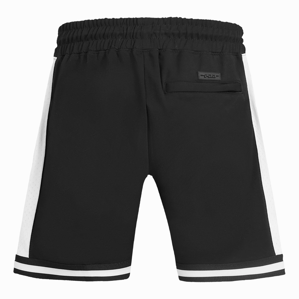 NFL SAN FRANCISCO 49ERS DIY PICK STITCH MEN'S DOUBLE KNIT 2.0 SHORT (BLACK)