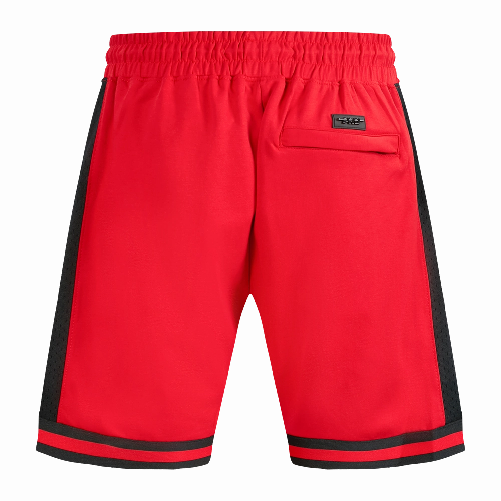 NFL SAN FRANCISCO 49ERS DIY PICK STITCH MEN'S DOUBLE KNIT 2.0 SHORT (RED/BLACK)