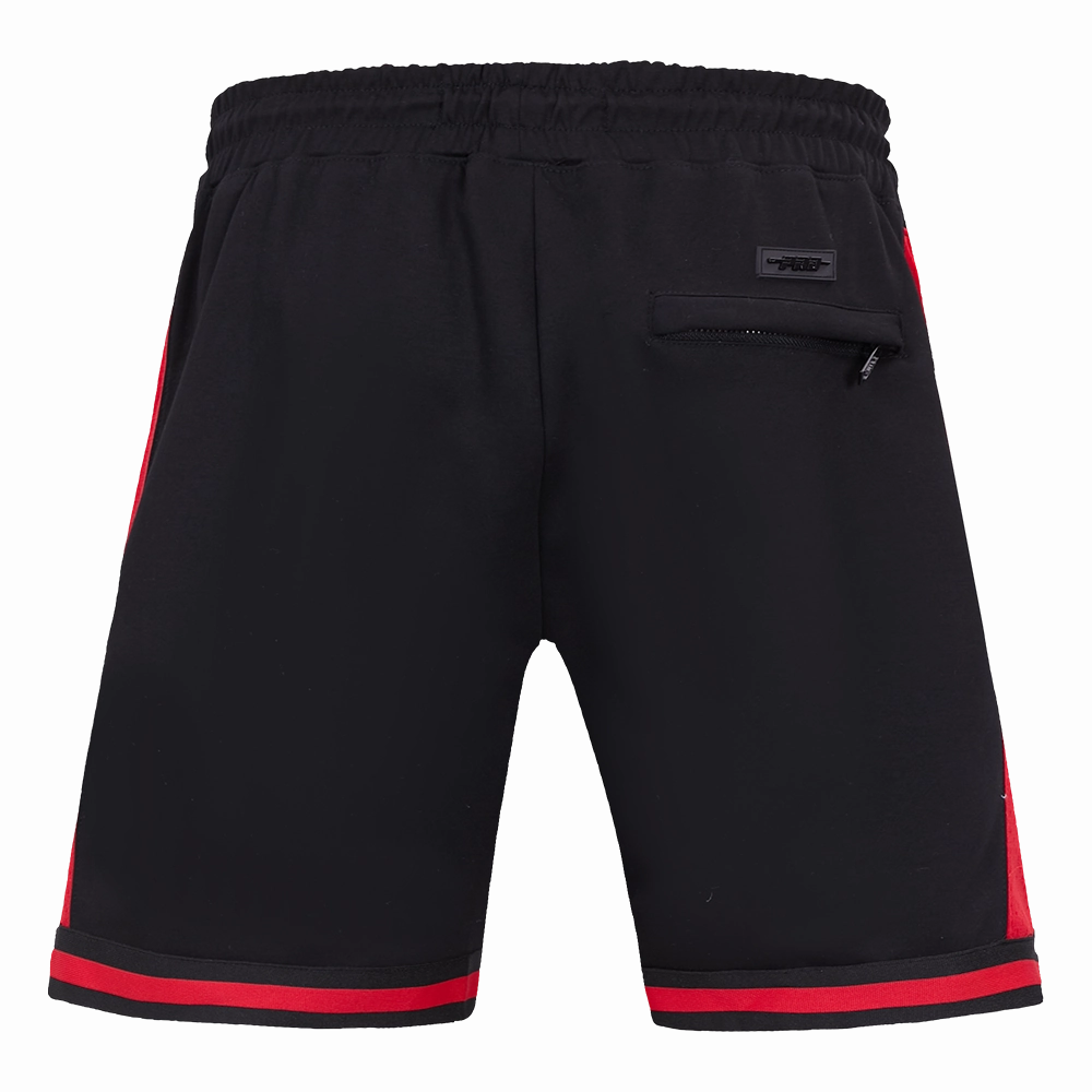 NFL SAN FRANCISCO 49ERS FAST LANE DOUBLE KNIT 2.0 MEN'S SHORT (BLACK/RED)