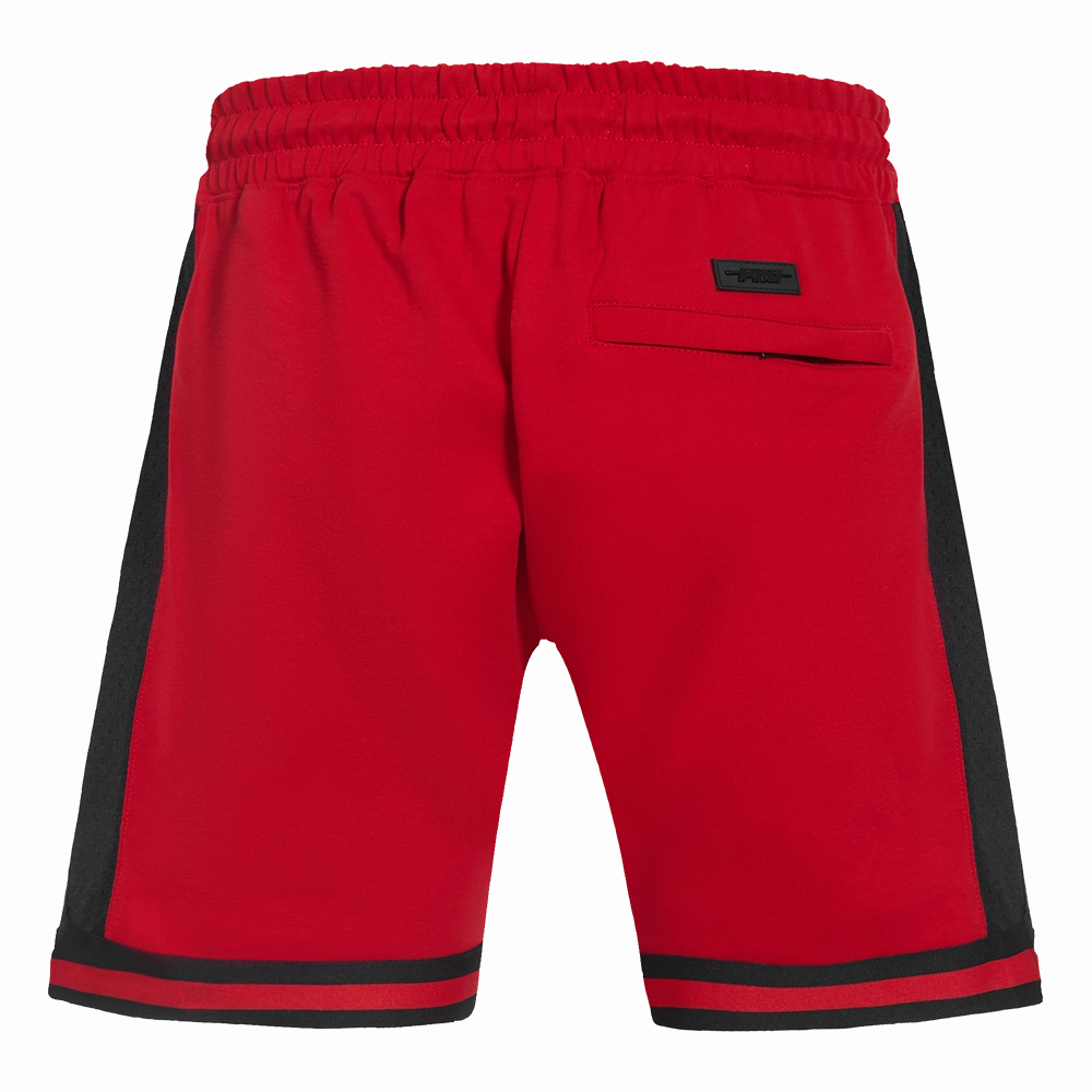 NFL SAN FRANCISCO 49ERS FAST LANE DOUBLE KNIT 2.0 MEN'S SHORT (RED/BLACK)