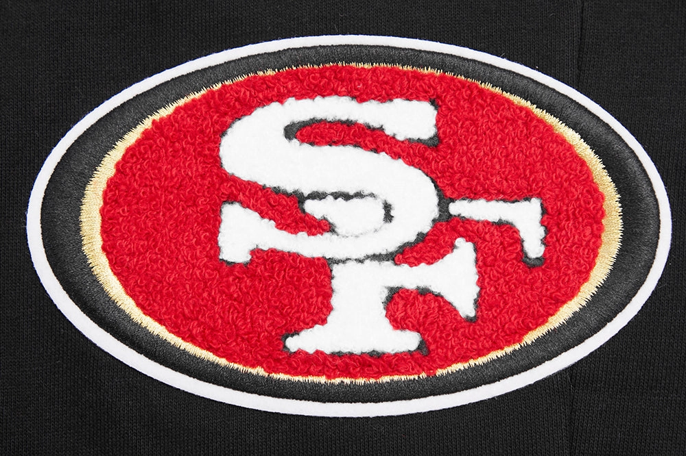 NFL SAN FRANCISCO 49ERS MASHUP MEN'S RIB SWEATPANT (BLACK/RED/BLACK)