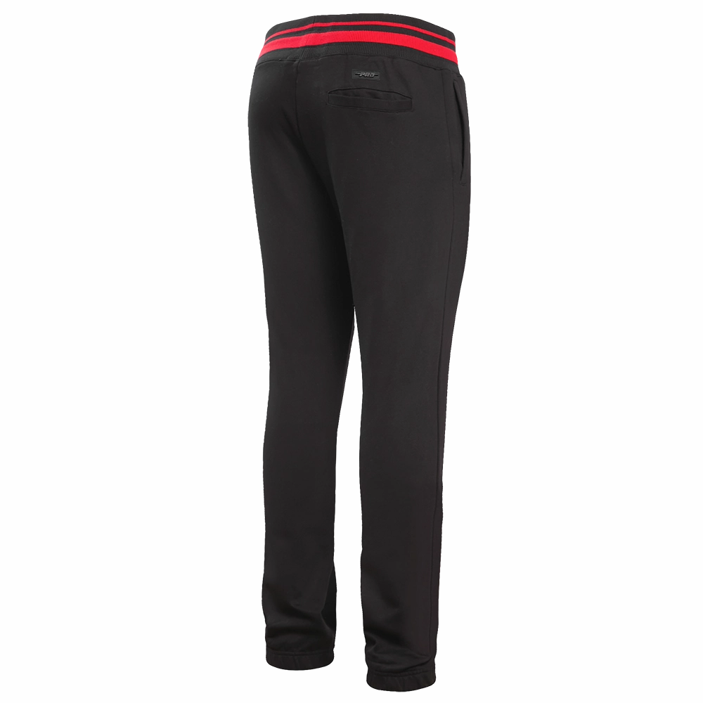 NFL SAN FRANCISCO 49ERS MASHUP MEN'S RIB SWEATPANT (BLACK/RED/BLACK)