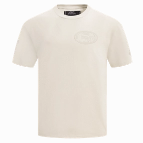 NFL SAN FRANCISCO 49ERS NEUTRAL DROP SHOULDER MEN'S TEE (EGGSHELL)