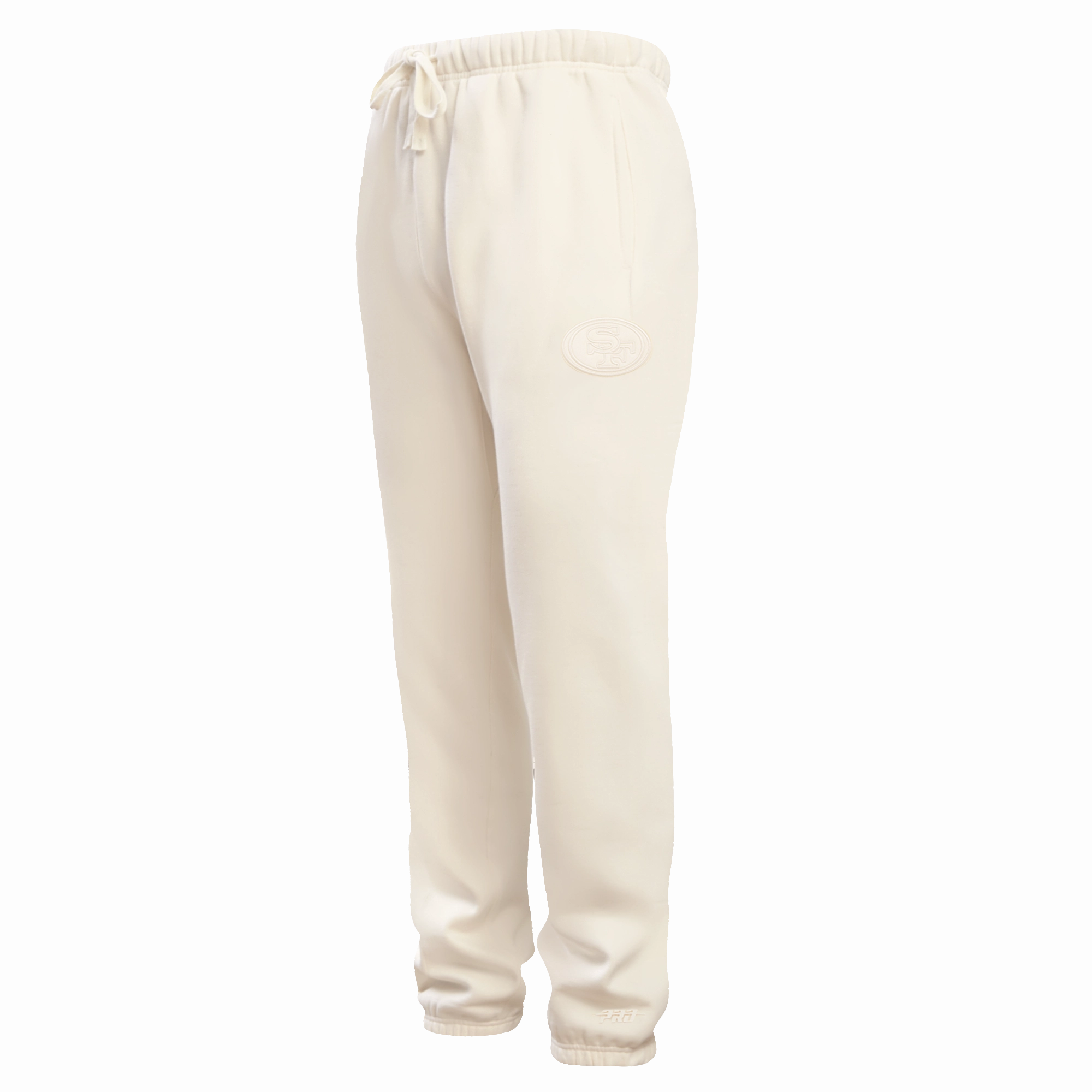 NFL SAN FRANCISCO 49ERS NEUTRAL FLEECE SWEATPANT (EGGSHELL)