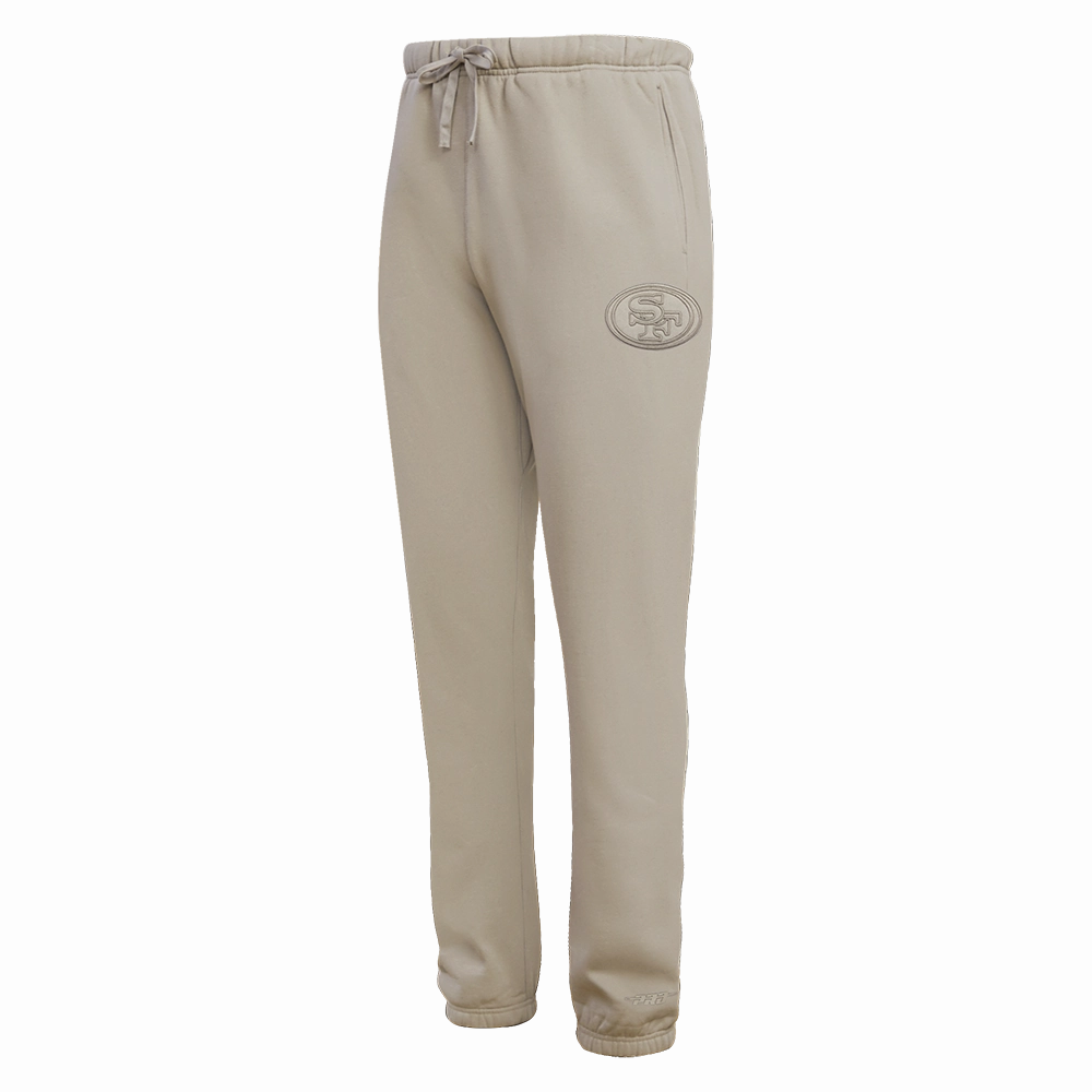 NFL SAN FRANCISCO 49ERS NEUTRAL FLEECE SWEATPANT (TAUPE)