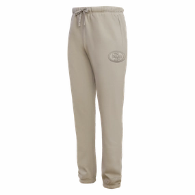 NFL SAN FRANCISCO 49ERS NEUTRAL FLEECE SWEATPANT (TAUPE)