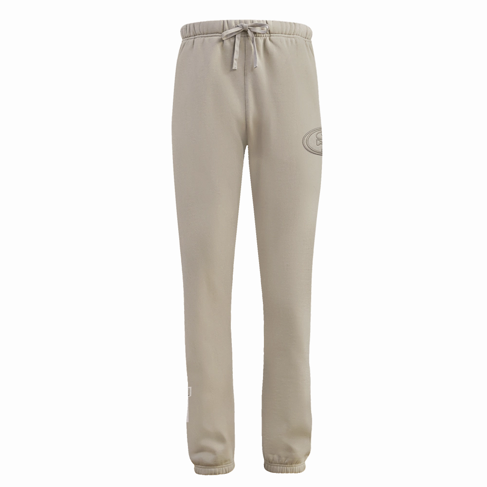 NFL SAN FRANCISCO 49ERS NEUTRAL FLEECE SWEATPANT (TAUPE)