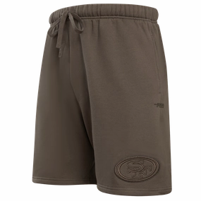 NFL SAN FRANCISCO 49ERS NEUTRAL MEN'S SHORT (DARK TAUPE)