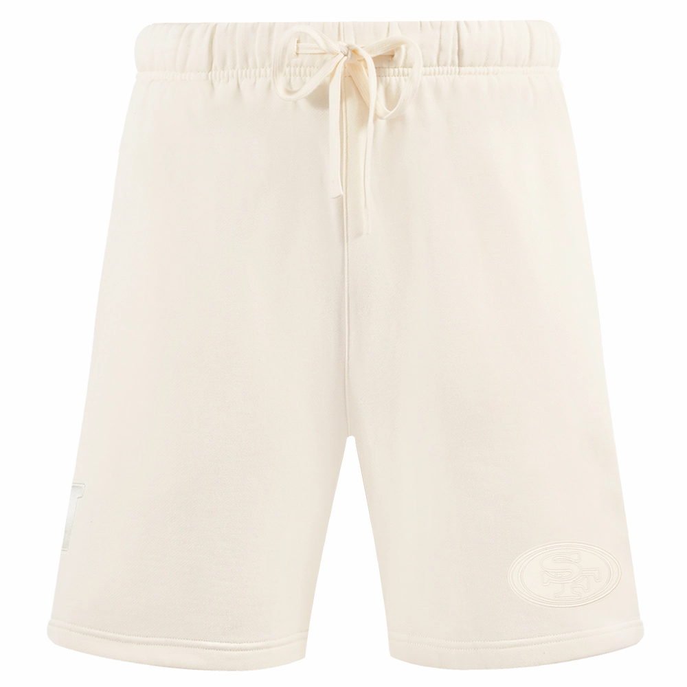 NFL SAN FRANCISCO 49ERS NEUTRAL MEN'S SHORT (EGGSHELL)