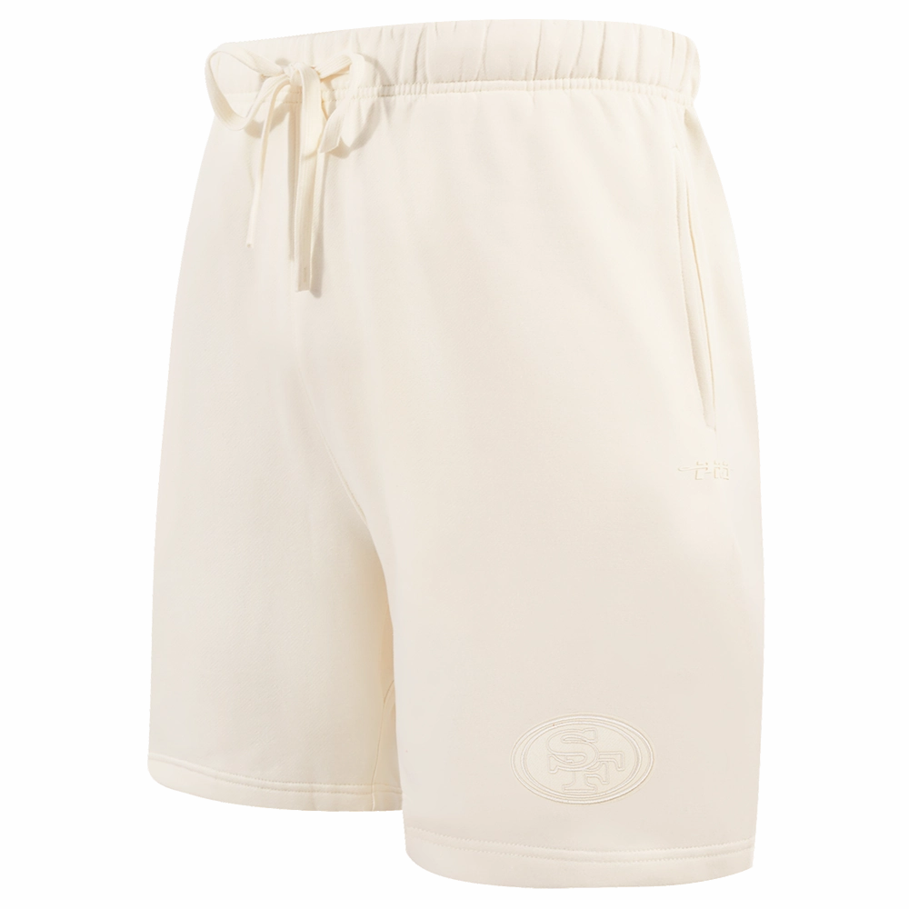 NFL SAN FRANCISCO 49ERS NEUTRAL MEN'S SHORT (EGGSHELL)
