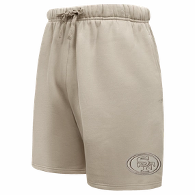 NFL SAN FRANCISCO 49ERS NEUTRAL MEN'S SHORT (TAUPE)