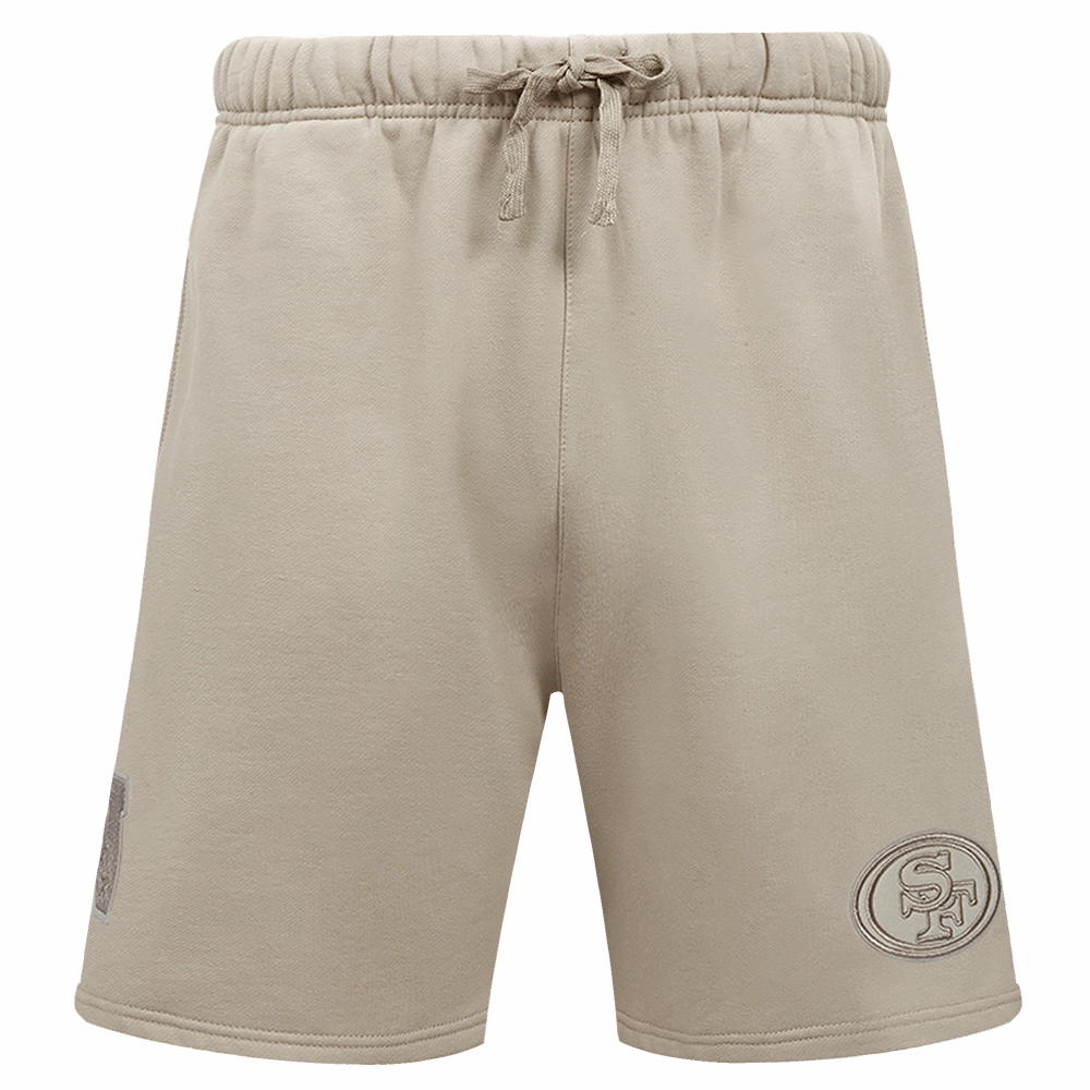 NFL SAN FRANCISCO 49ERS NEUTRAL MEN'S SHORT (TAUPE)