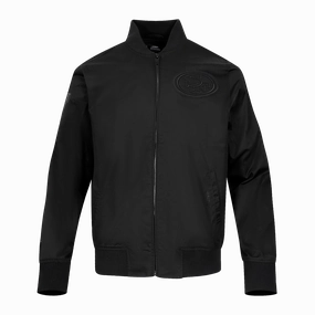 NFL SAN FRANCISCO 49ERS NEUTRAL TWILL JACKET (BLACK)