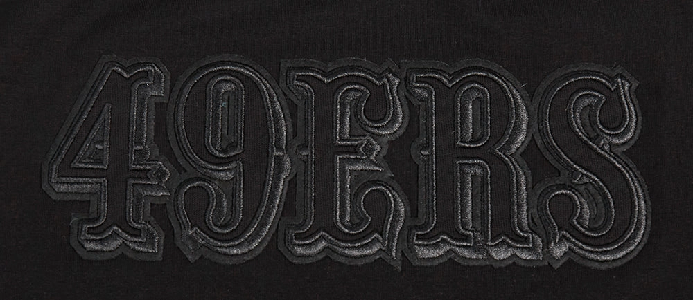 NFL SAN FRANCISCO 49ERS NEUTRAL WOMEN'S BOXY TEE (BLACK)