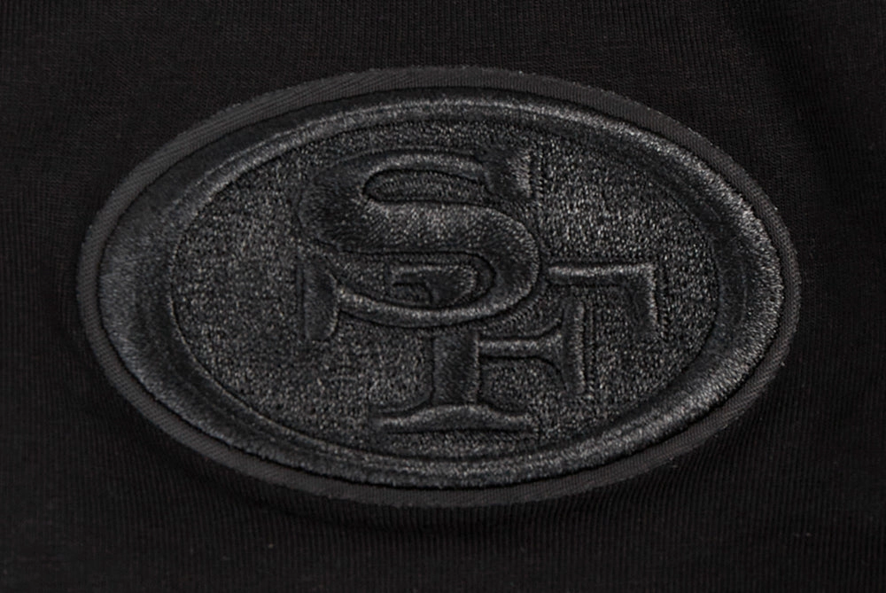 NFL SAN FRANCISCO 49ERS NEUTRAL WOMEN'S BOXY TEE (BLACK)