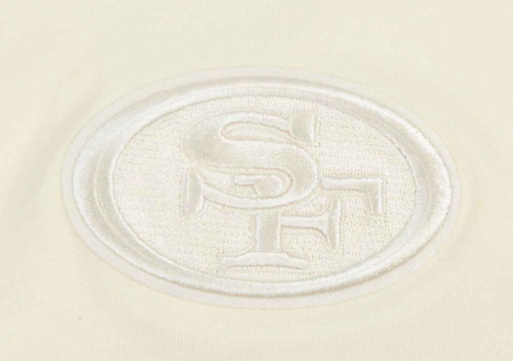 NFL SAN FRANCISCO 49ERS NEUTRAL WOMEN'S BOXY TEE (EGGSHELL)