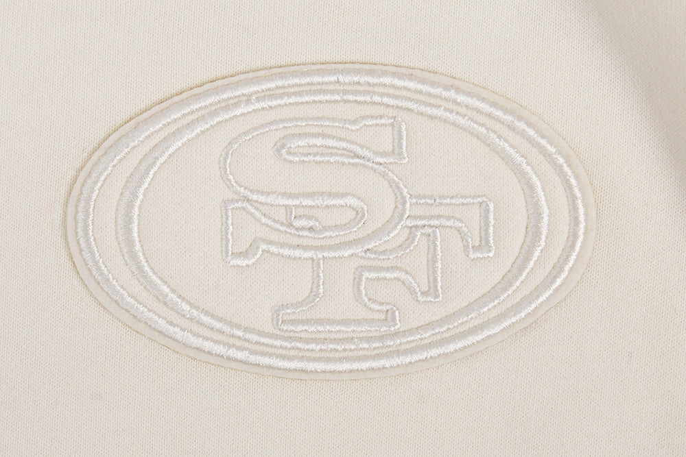 NFL SAN FRANCISCO 49ERS NEUTRAL WOMEN'S CREWNECK (EGGSHELL)