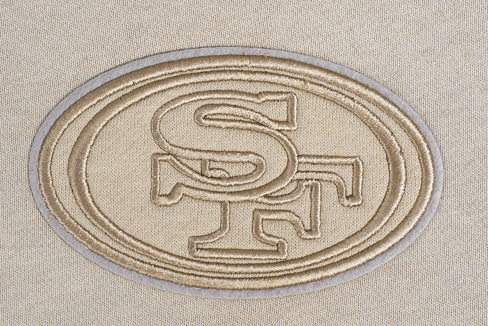 NFL SAN FRANCISCO 49ERS NEUTRAL WOMEN'S CREWNECK (TAUPE)