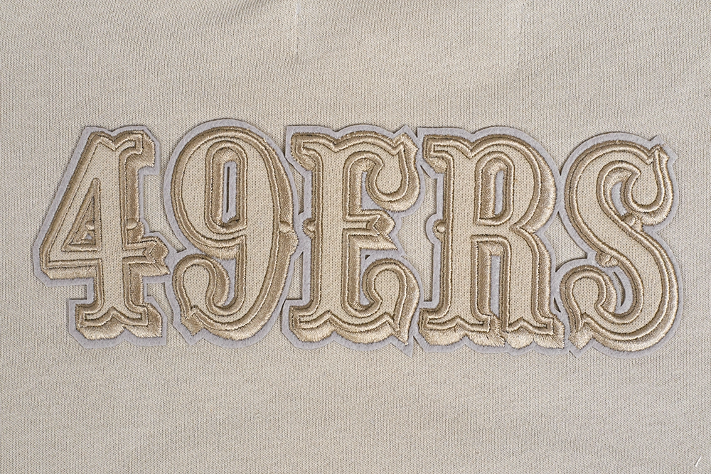NFL SAN FRANCISCO 49ERS NEUTRAL WOMEN'S CREWNECK (TAUPE)