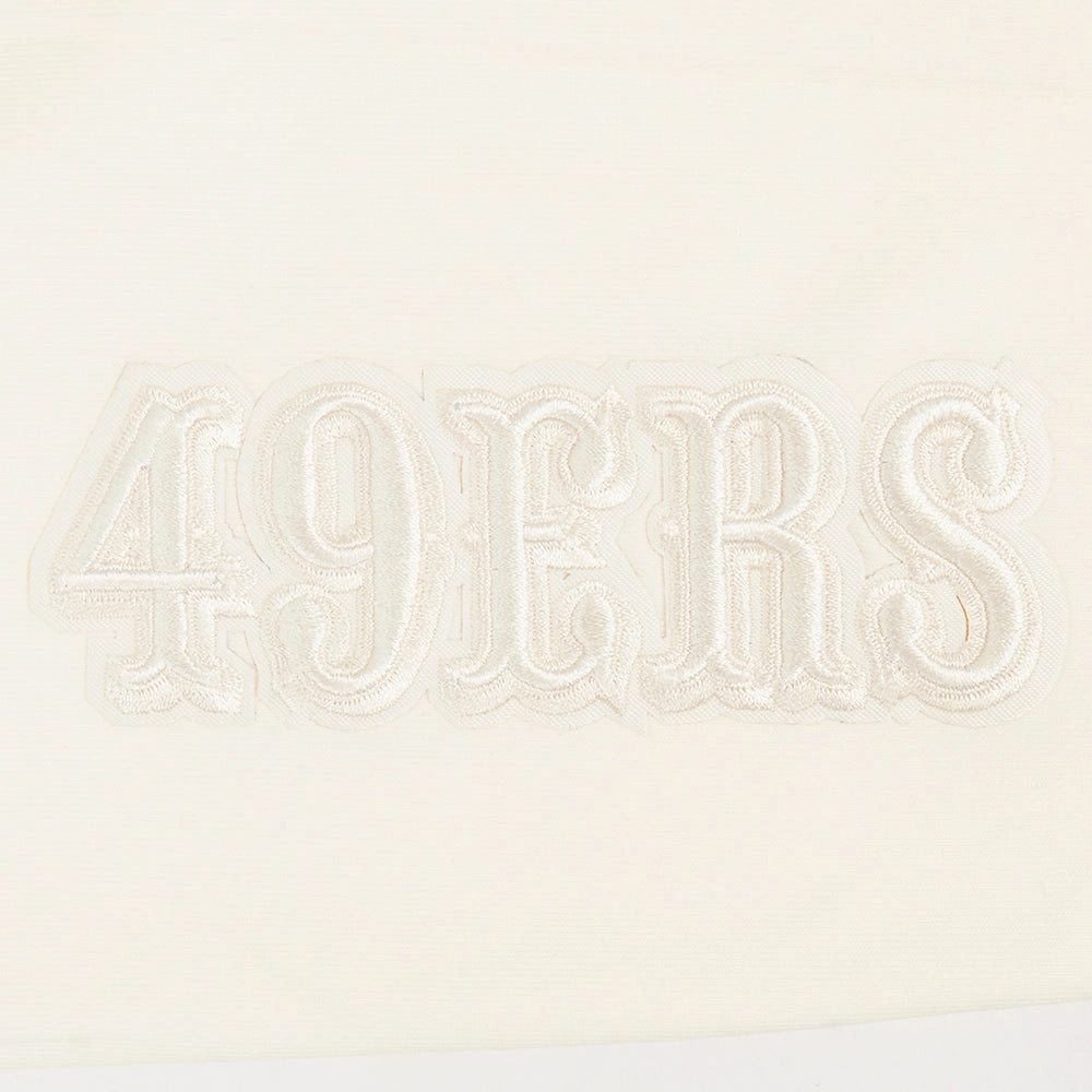 NFL SAN FRANCISCO 49ERS NEUTRAL WOMEN'S JERSEY LEGGING (EGGSHELL)